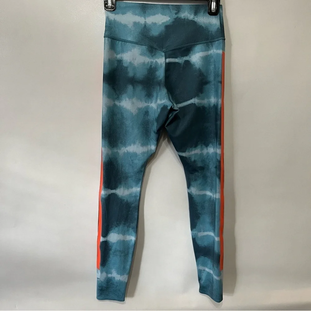 Nike Dri-Fit One Luxe Tie Dye Blue Orange Leggings